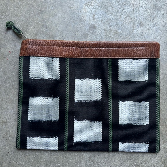 Organic Handloomed Clutch Guatemalan Fairtrade NWT - Picture 2 of 5